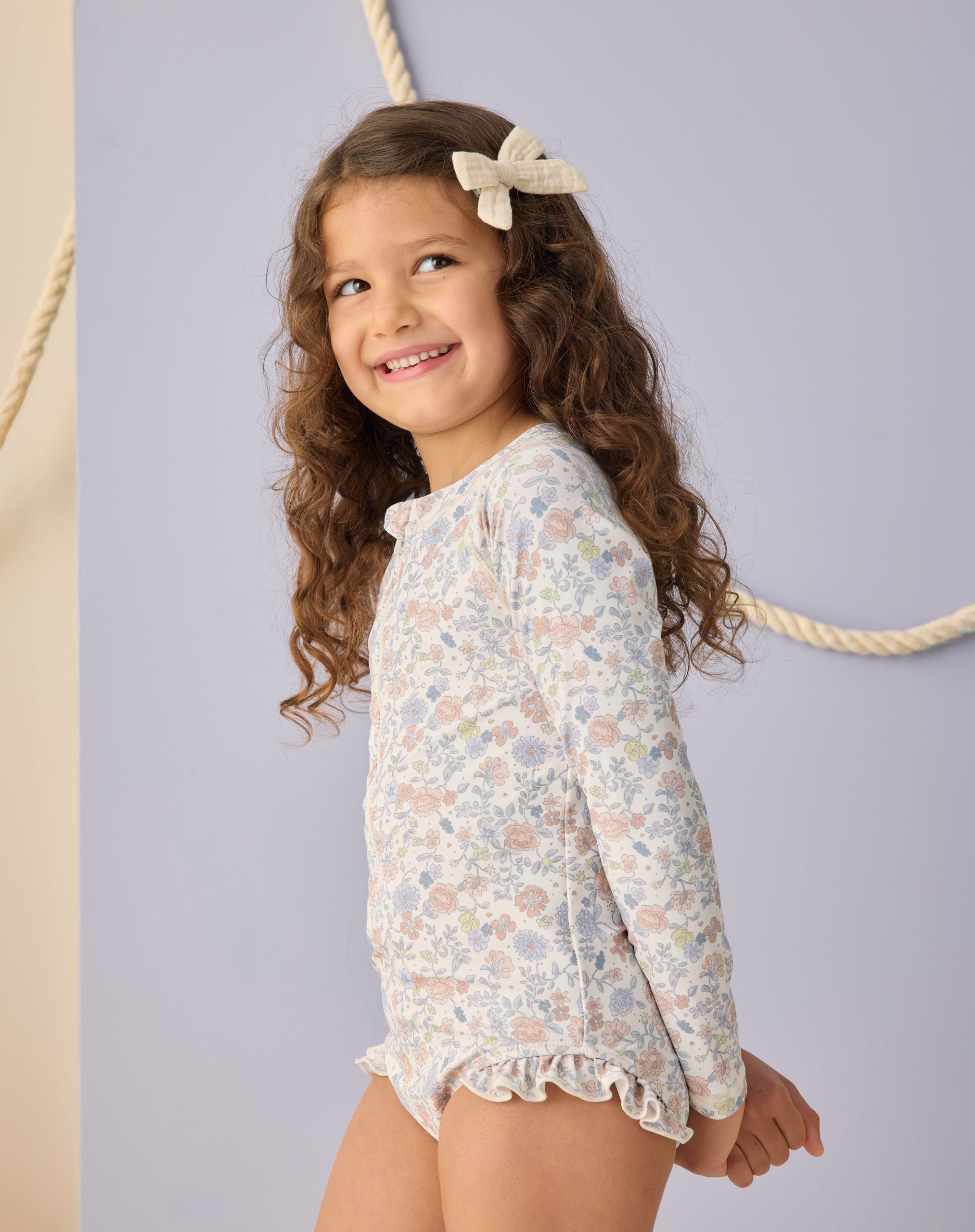 Rylee + Cru Rashguard One-Piece || Bloom