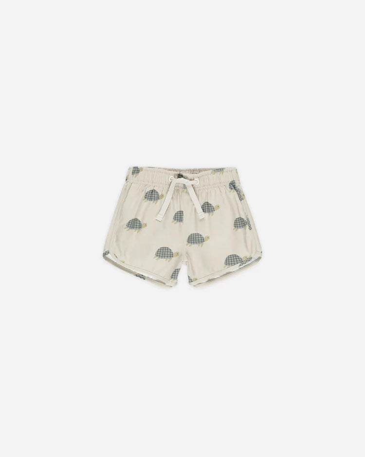 Rylee + Cru Swim Trunk || Sea Turtles