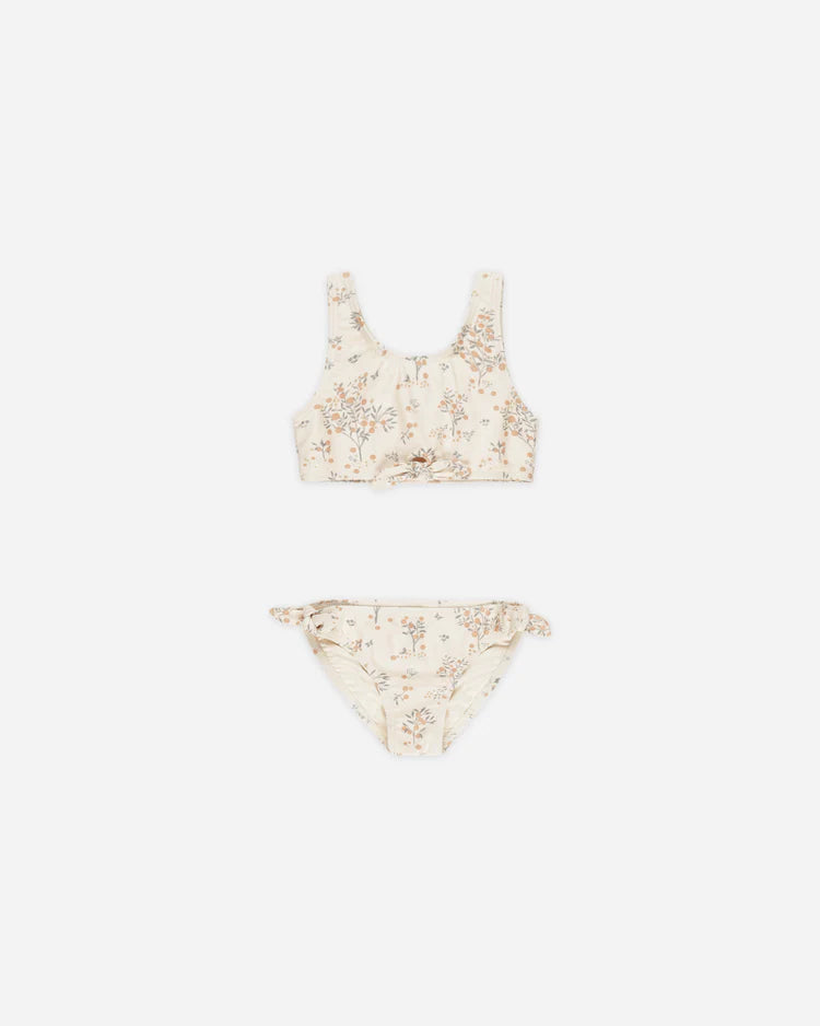 Rylee + Cru Knotted Bikini || Citrus Grove