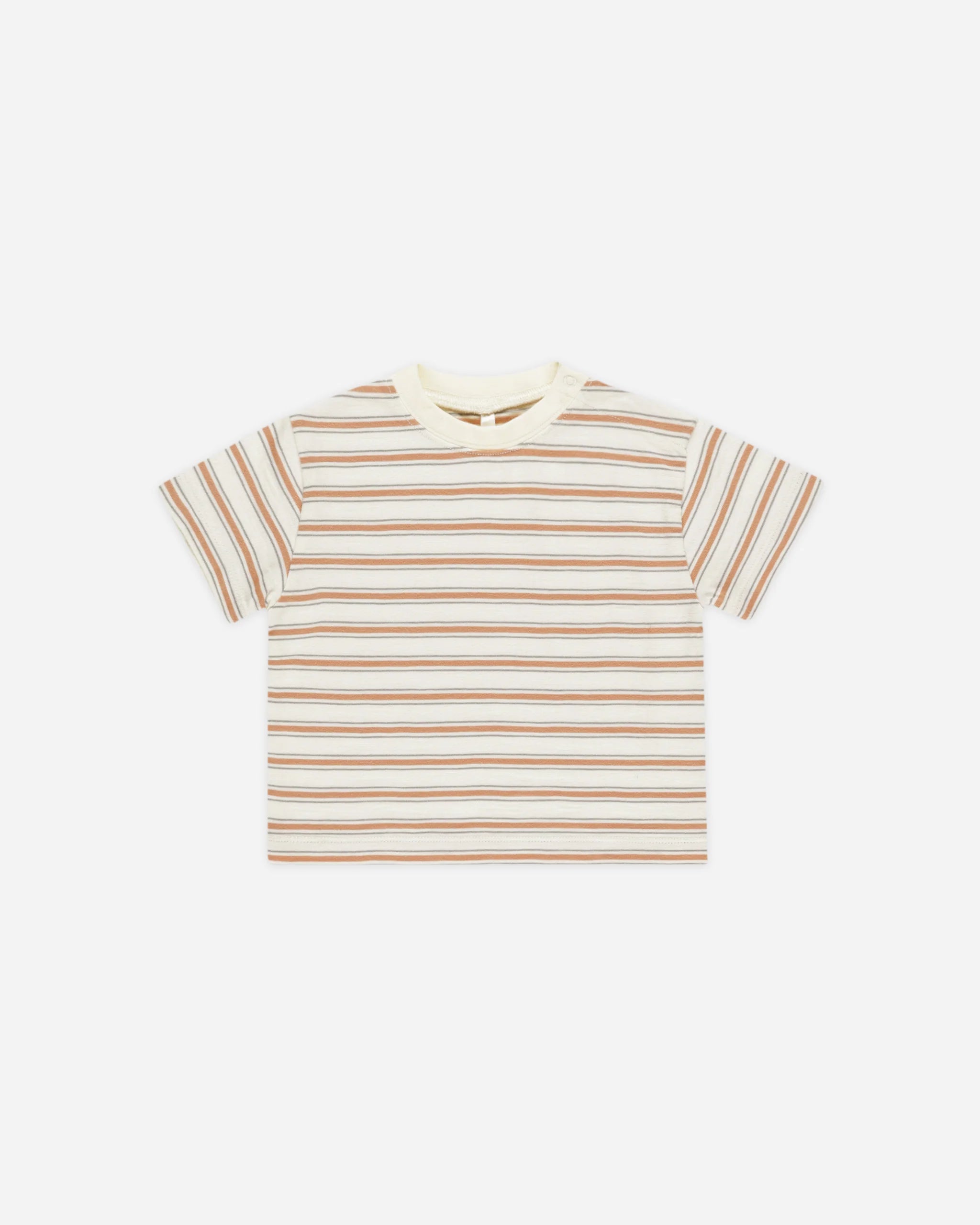 Rylee + Cru Relaxed Tee || Grapefruit Stripe
