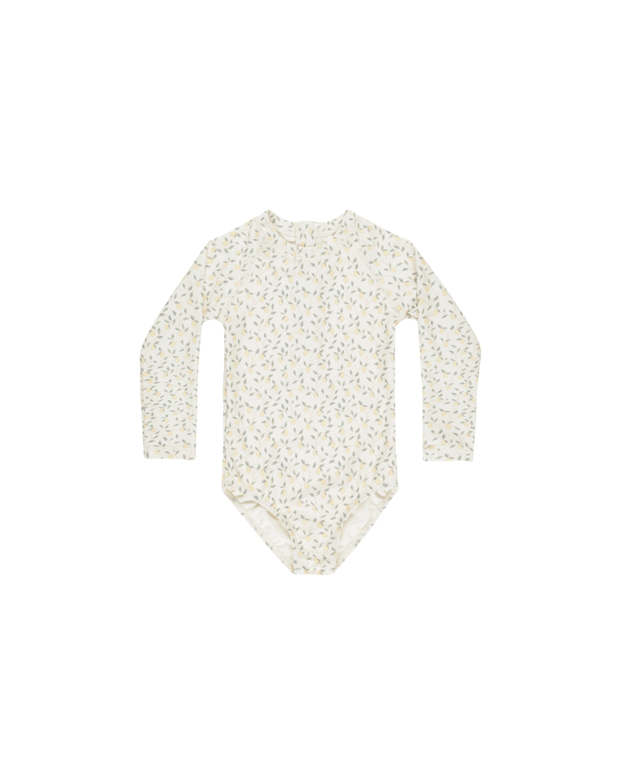 Rylee + Cru Delphine Rashgaurd One-Piece || Lemons