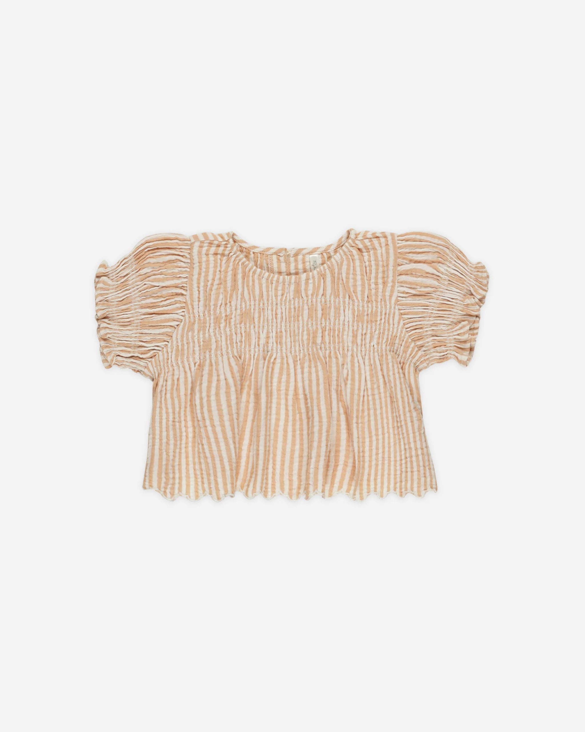 Rylee + Cru Colette Top || Grapefruit Stripe