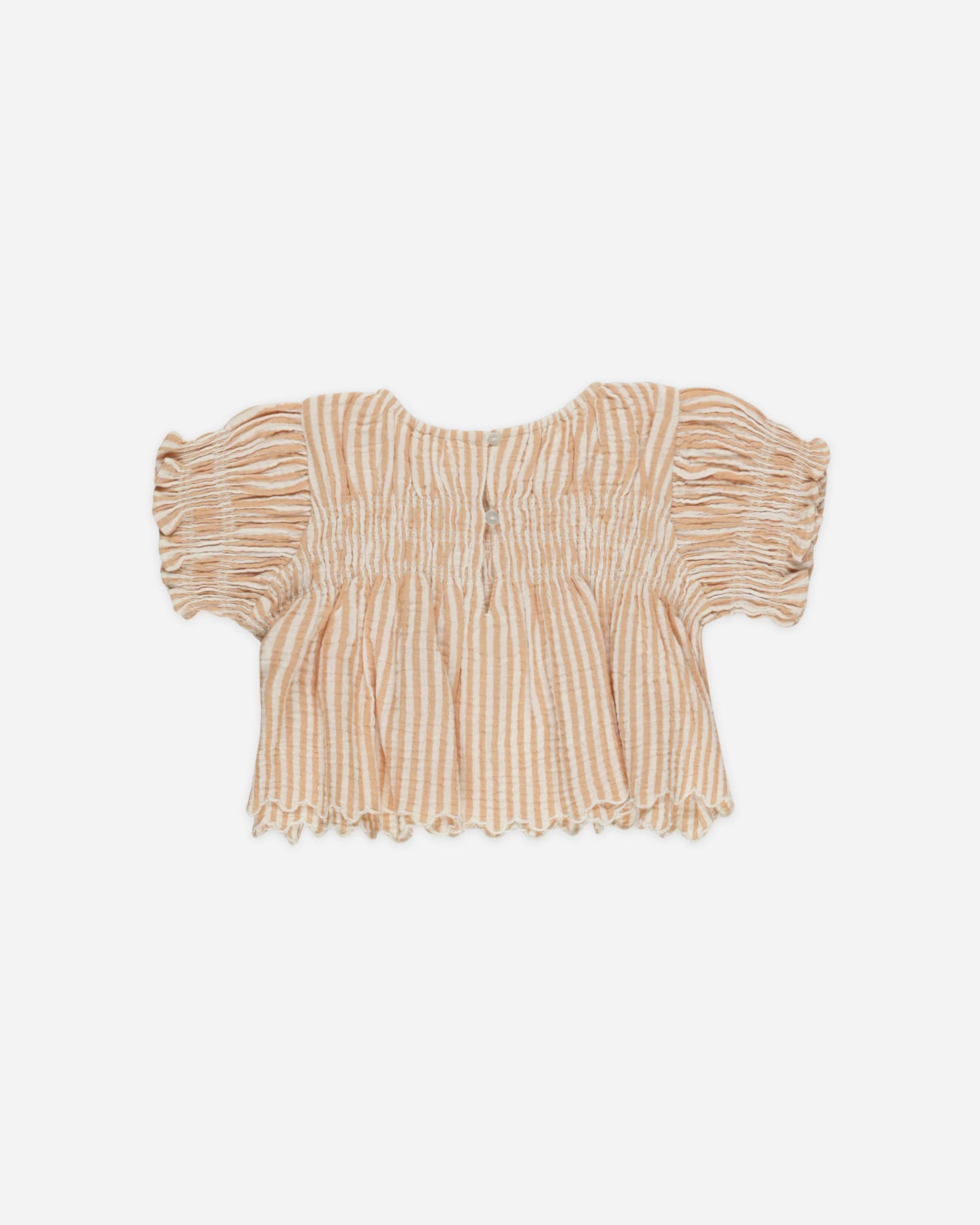Rylee + Cru Colette Top || Grapefruit Stripe
