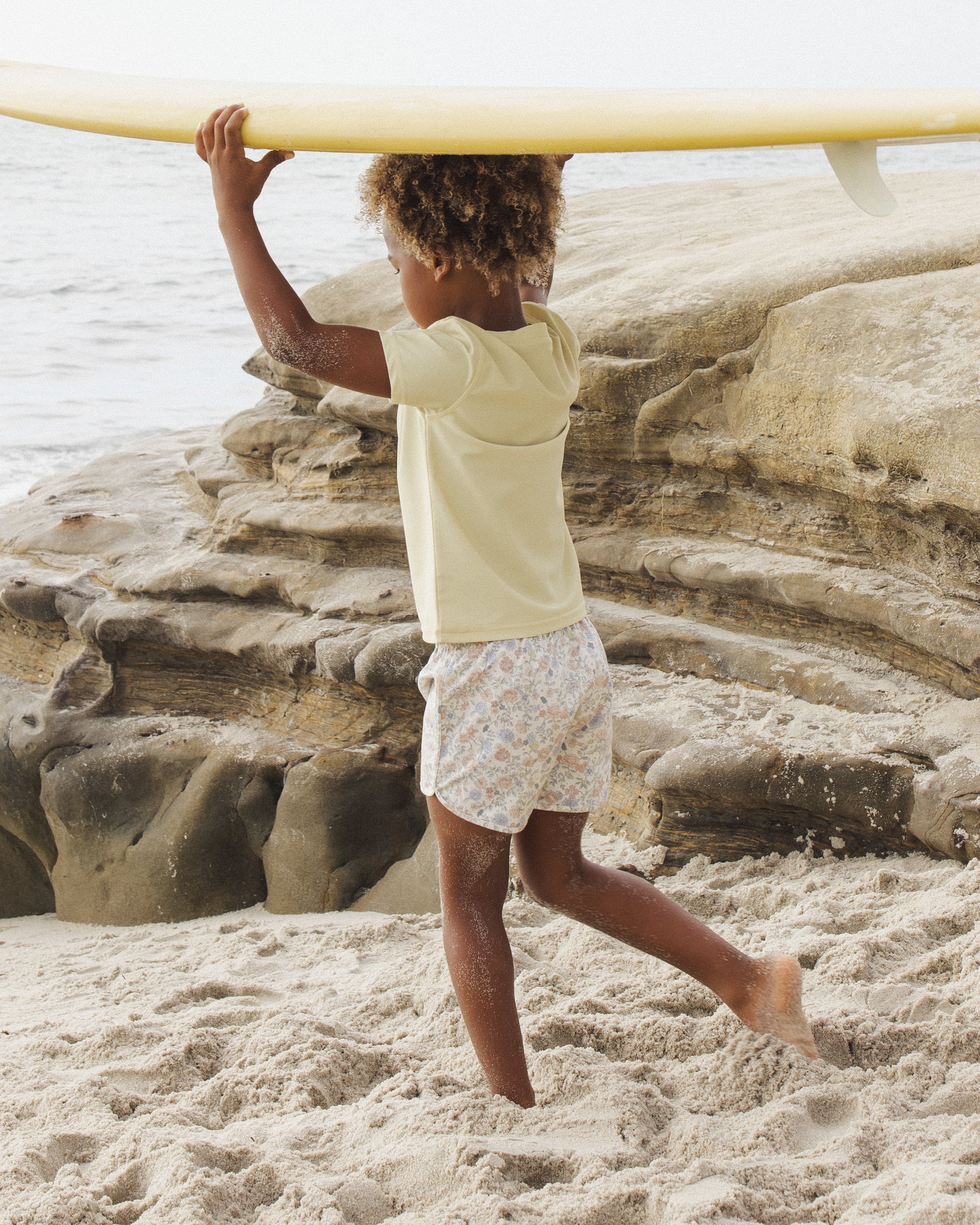 Rylee + Cru Short Sleeve Rashguard || Citron