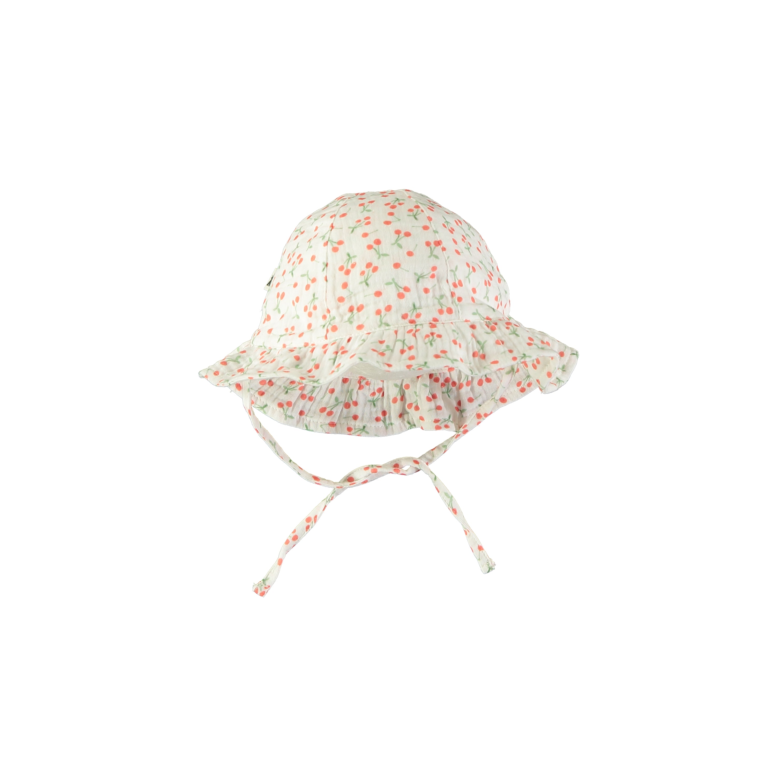 Cherry Muslin Sun Hat