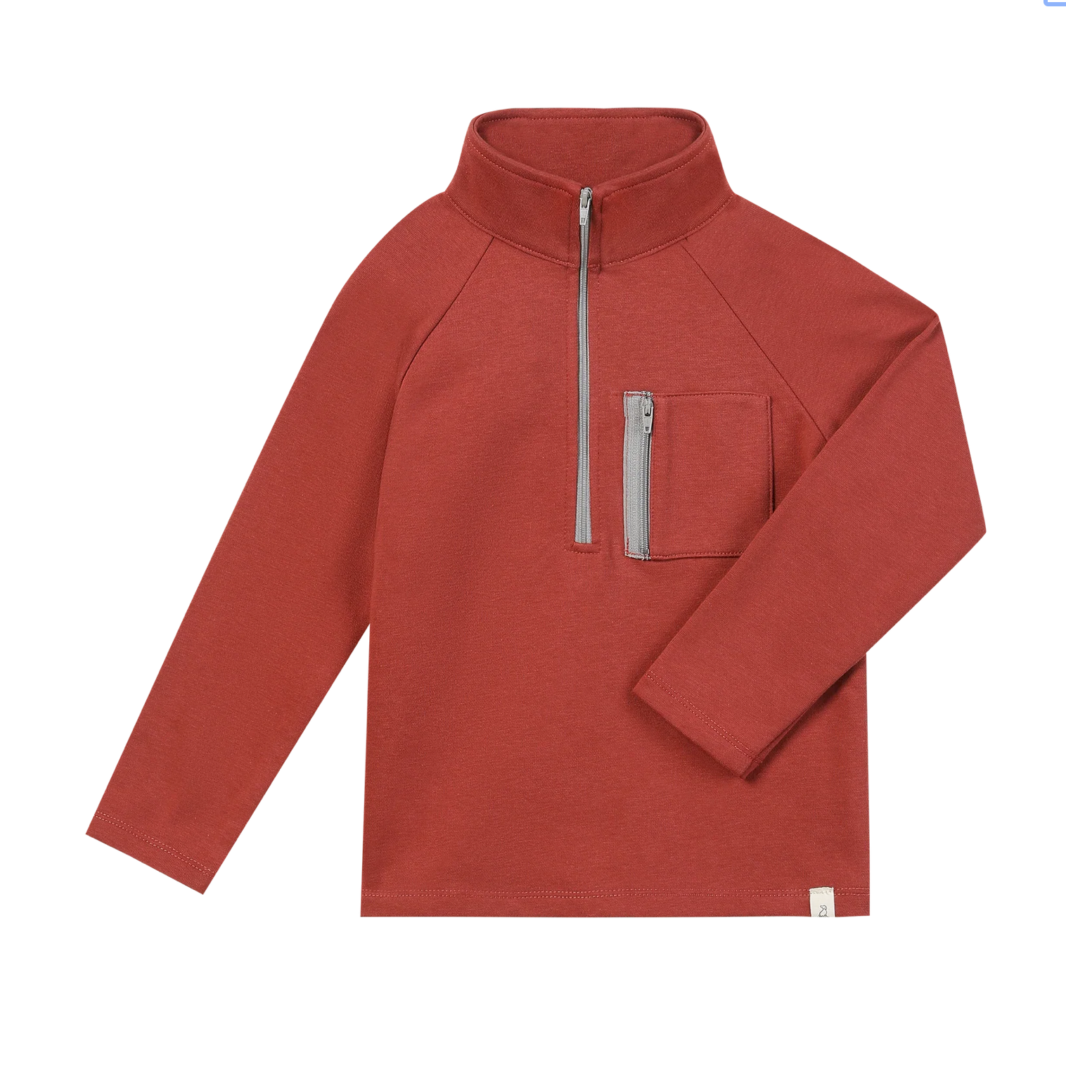 Me & Henry Picket 3/4 Pumpkin Zip Up