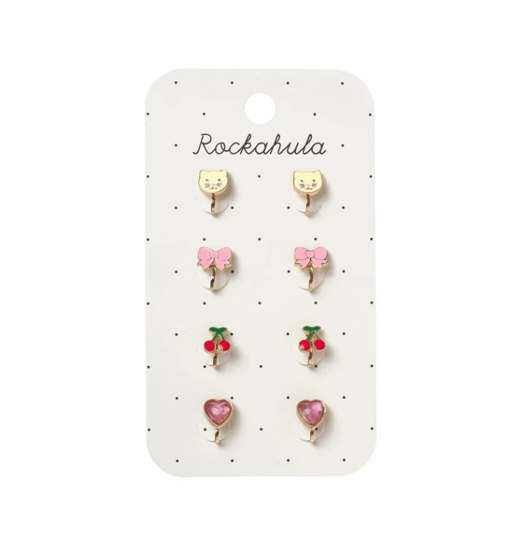 Rockahula Cute Kitten Clip On Earrings
