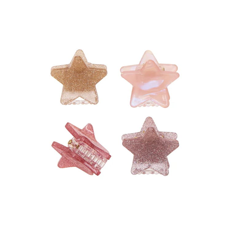 Rockahula Shimmer Stars Claw Clips 4 pack