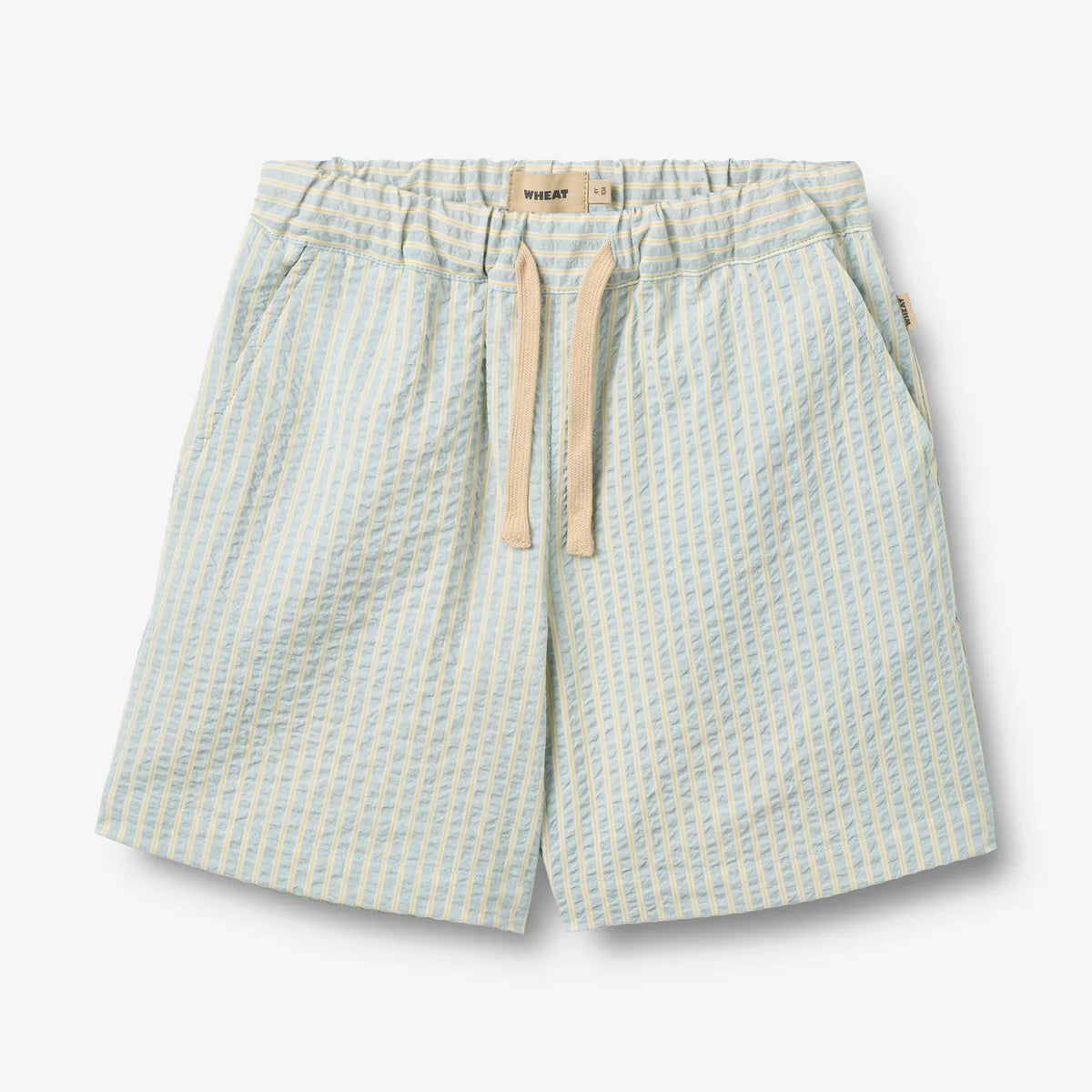 Wheat Set Shirt S/S & Shorts Anker || Summer Sky Stripe