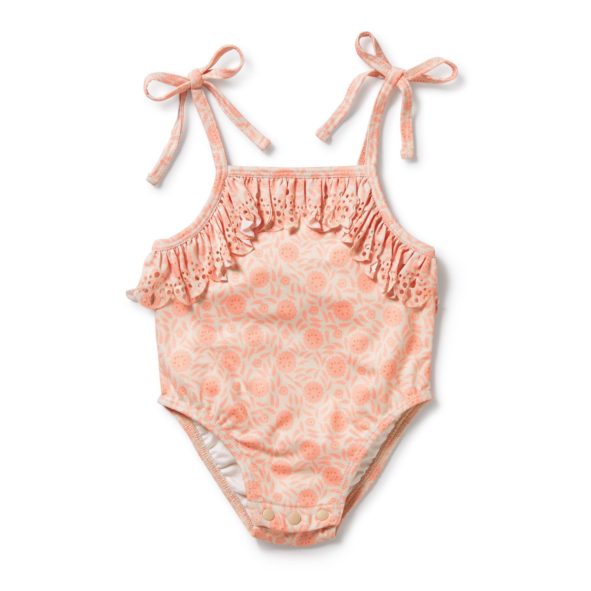 Amelie Floral Cutwork swimsuit