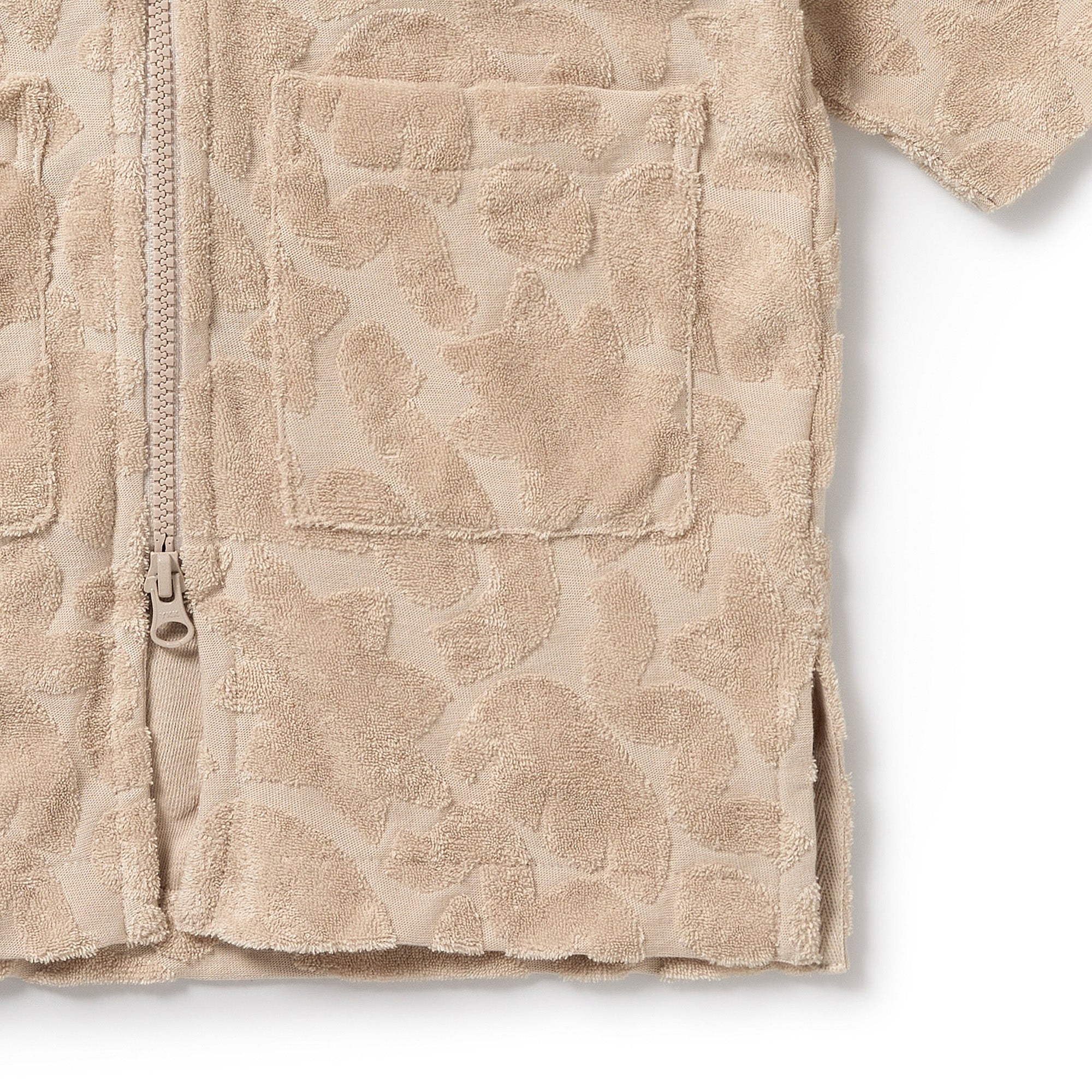 Pattern Play Organic Terry Hooded Swim Cover-up