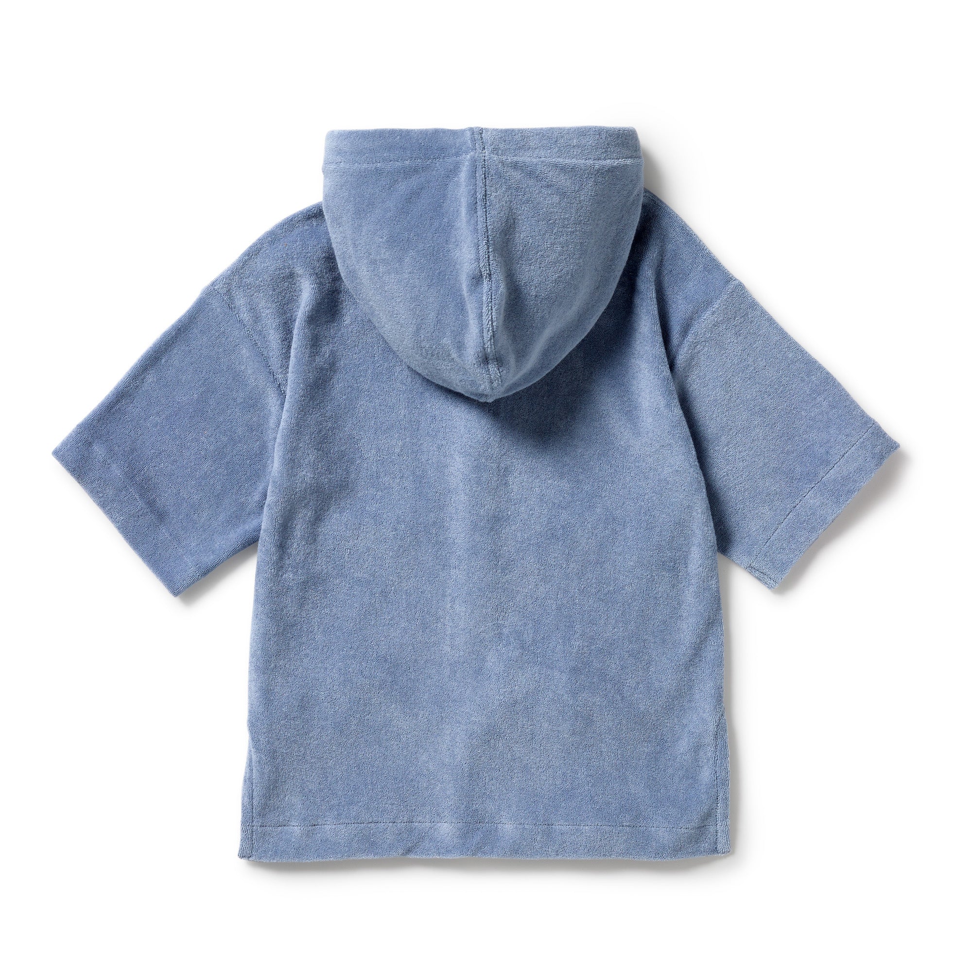 Hooded Swim Cover-up || Dusty Blue