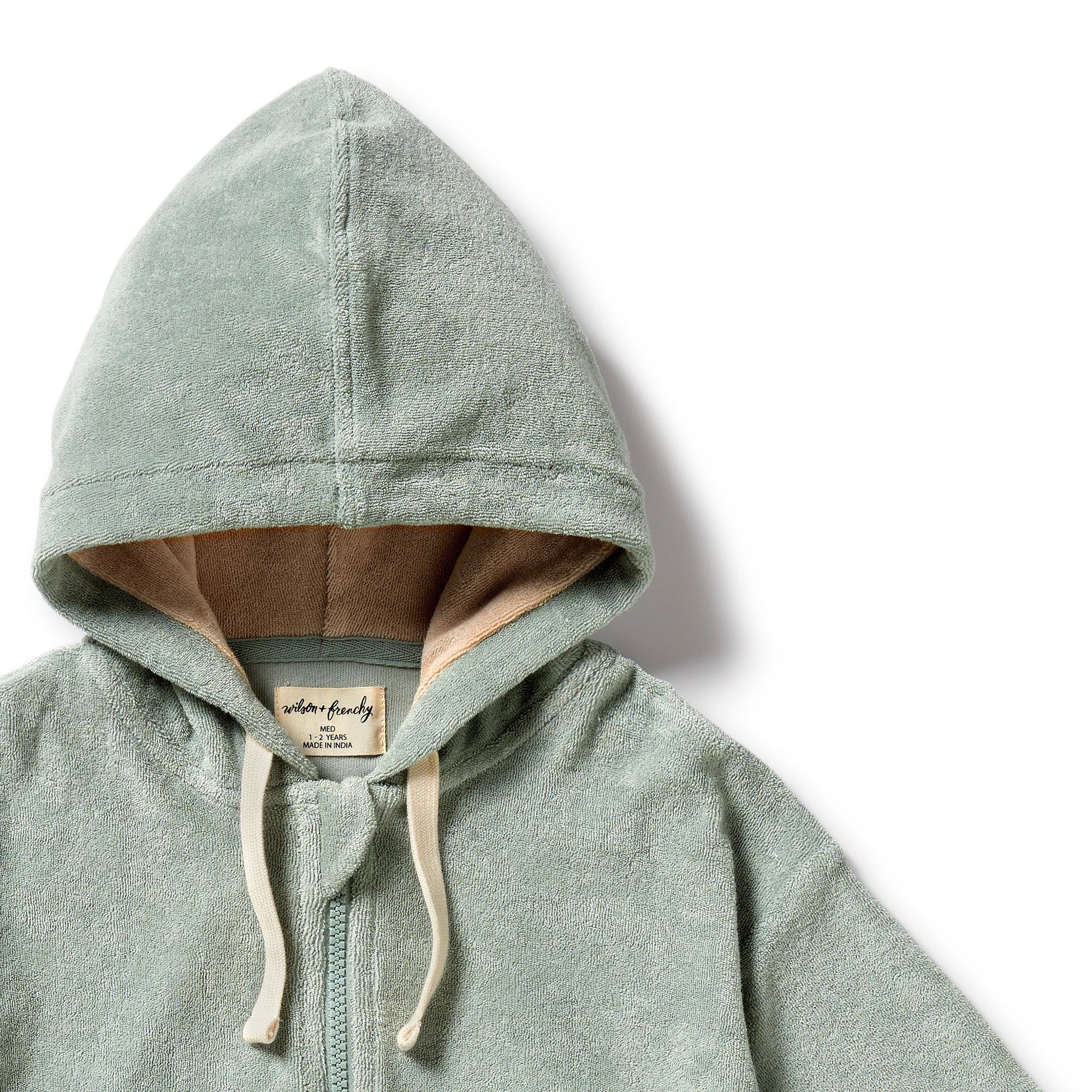 Hooded Beach Cover-up || Pistachio