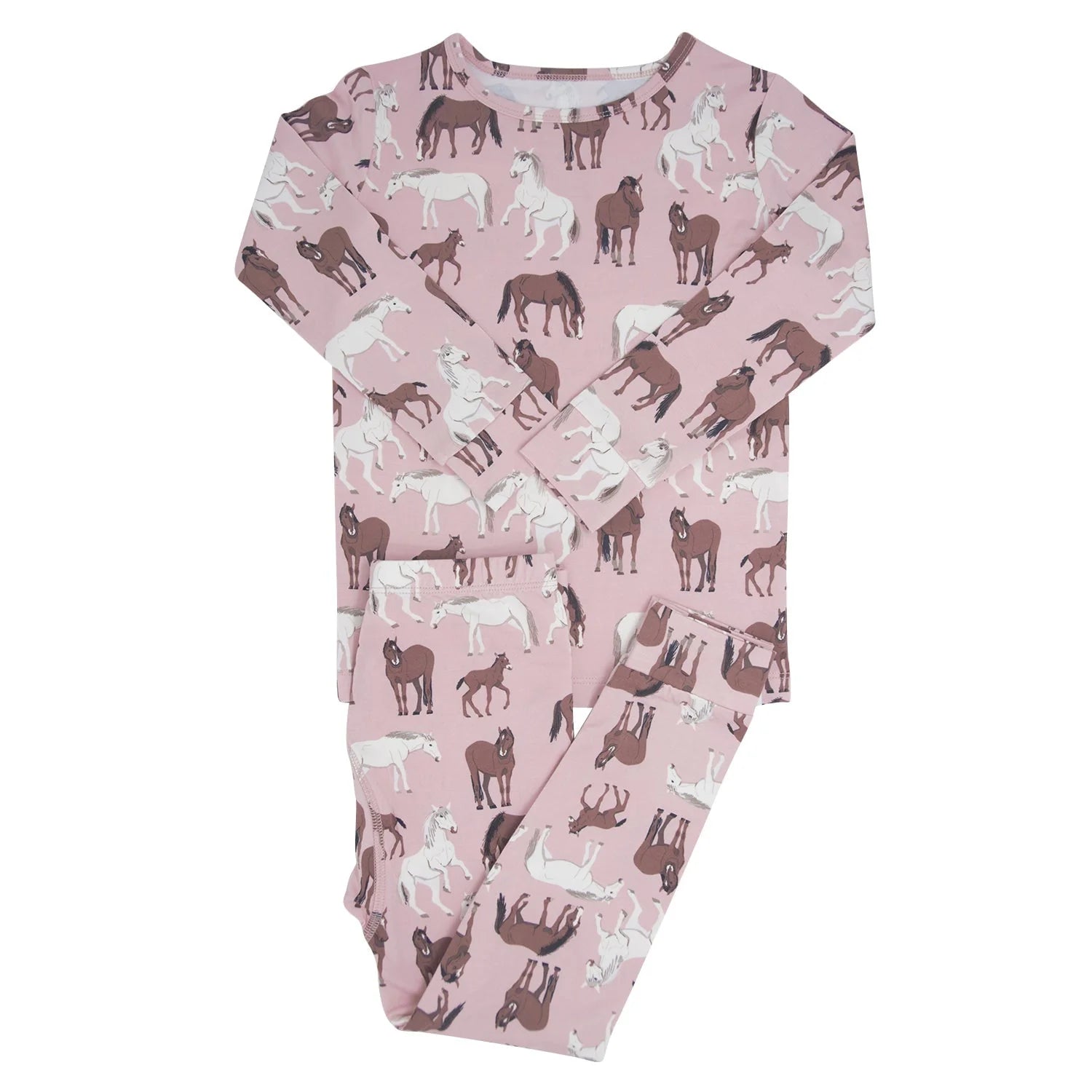 Bamboo Big Kid Pajamas || Wild Horses