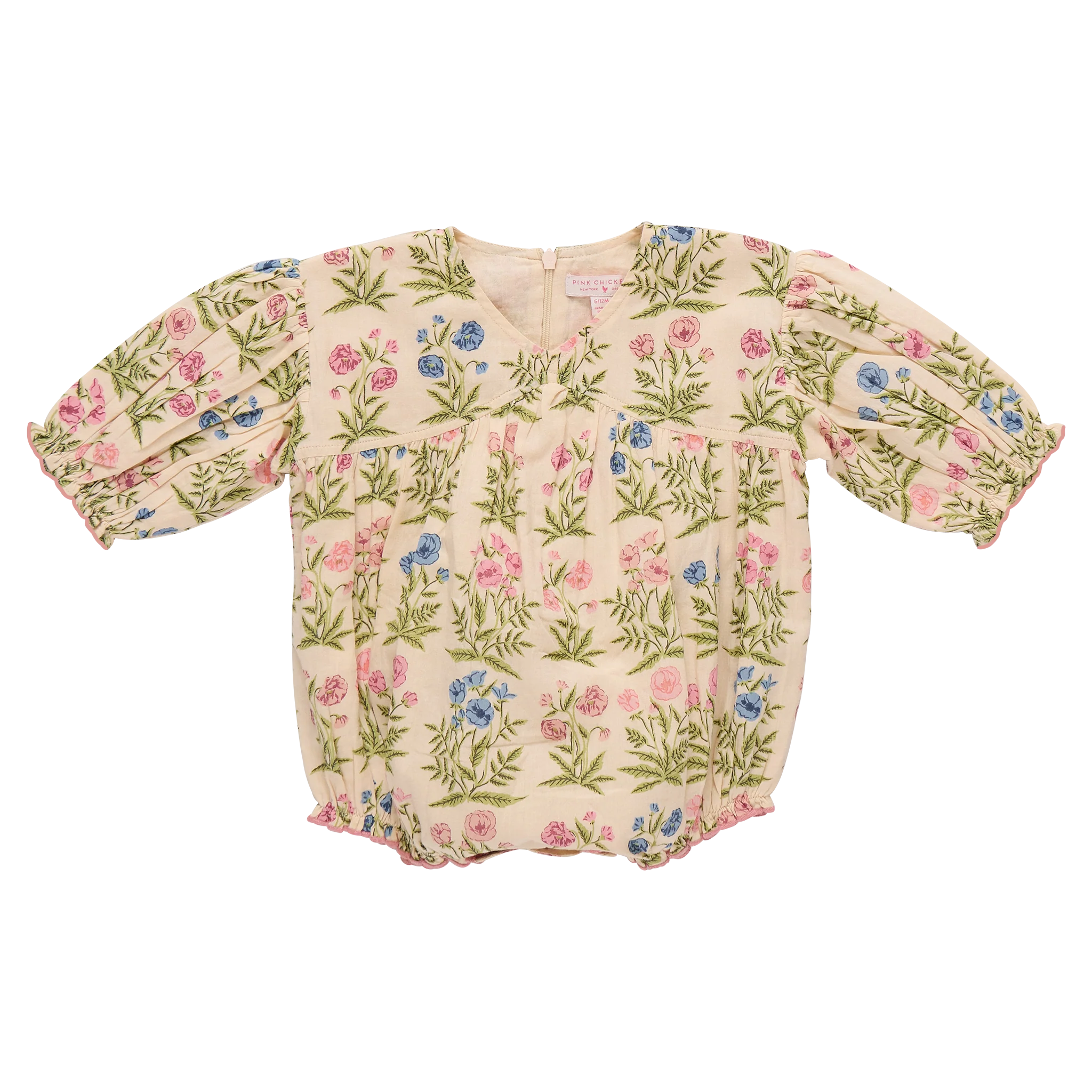 Baby Girls Wynne Bubble || Leafy Floral