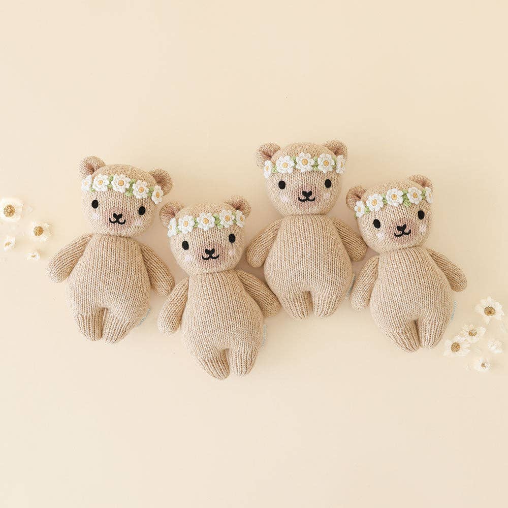 Cuddle + Kind Baby Honey Bear || Ivory Floral