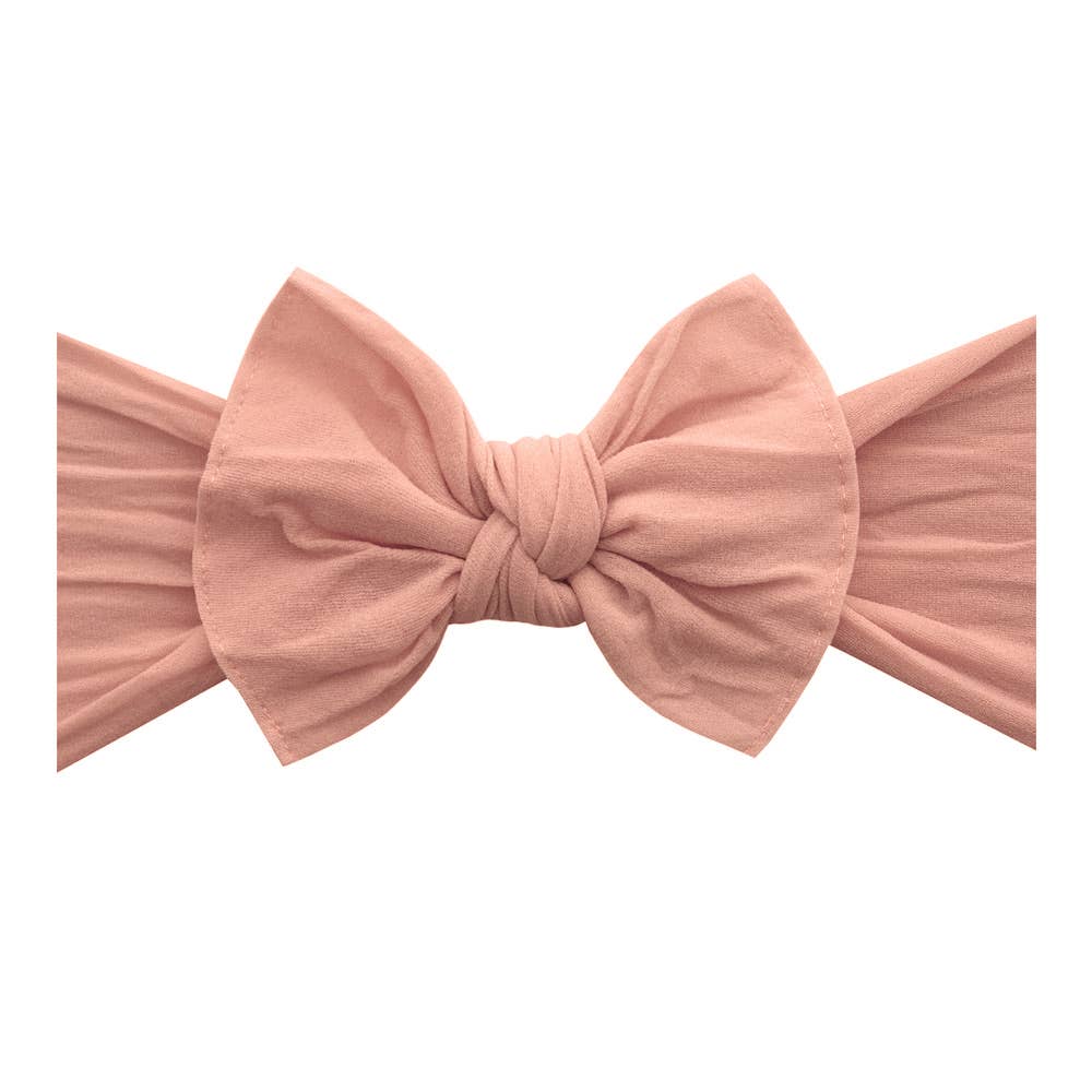 Baby Bling® The Original Knot soft nylon headband: Oak