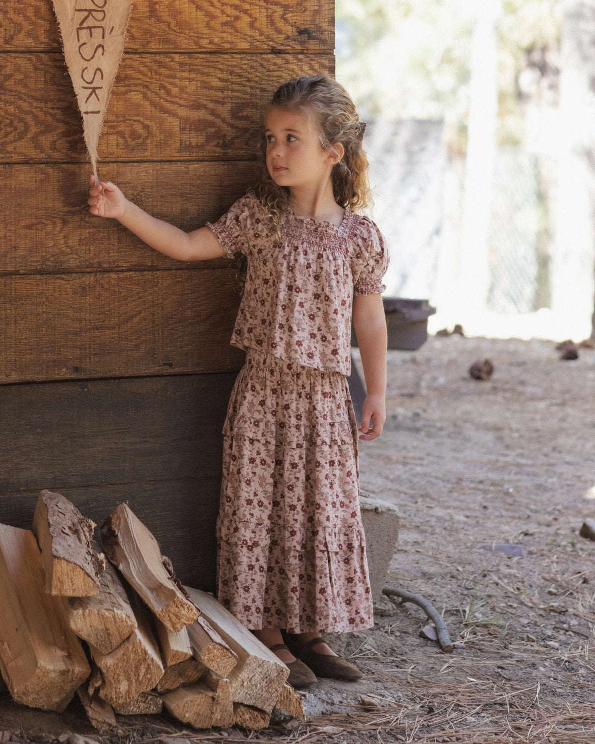 Rylee + Cru Ada Blouse || Pink Floral
