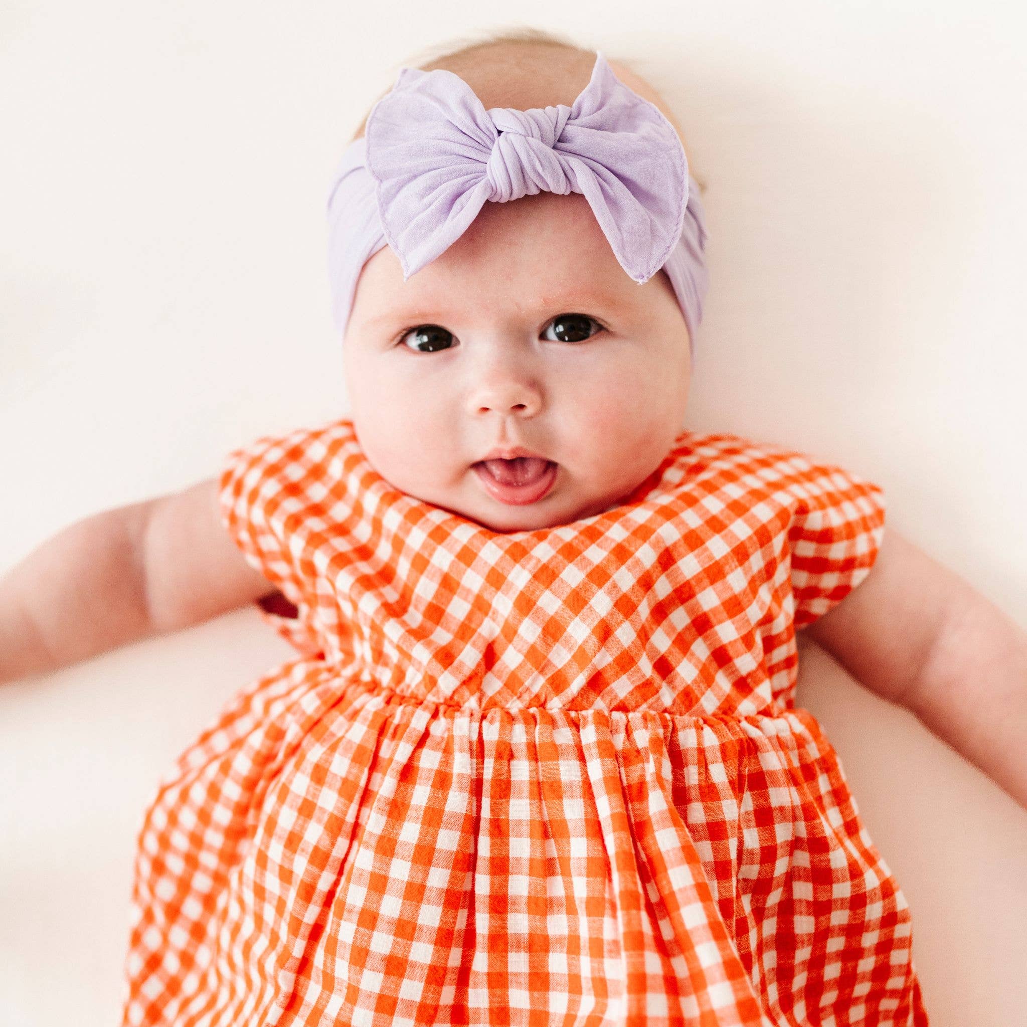 Baby Bling® The Original Knot soft nylon headband: Petal