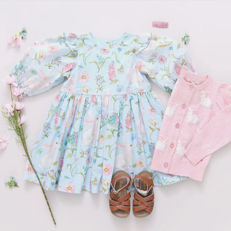 Girls Brooke Dress Botanical Bunnies