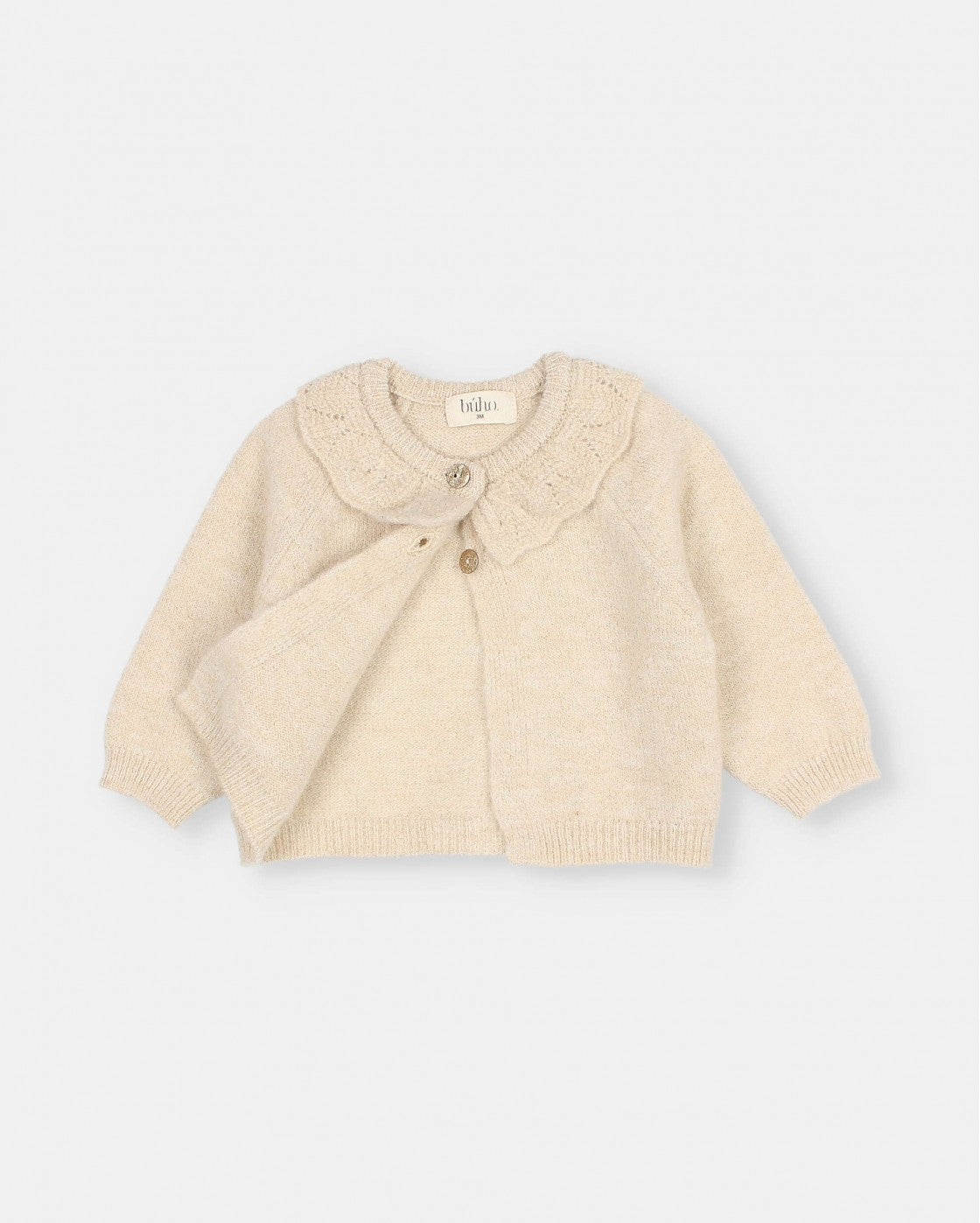 BB Lurex Cardigan - Natural