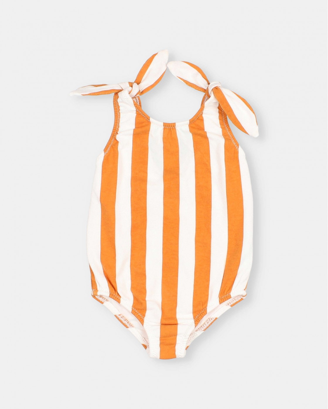 Stripes Swimsuit || Orange
