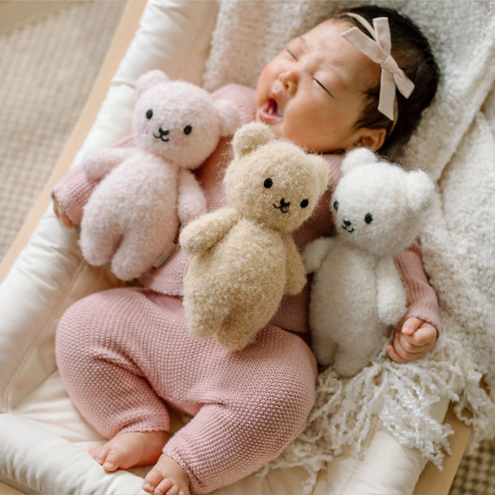 Baby Boucle Bear (Ivory)