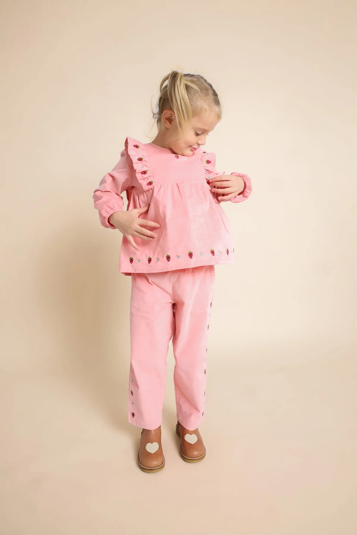 Floss Belle Blouse || Warm Pink