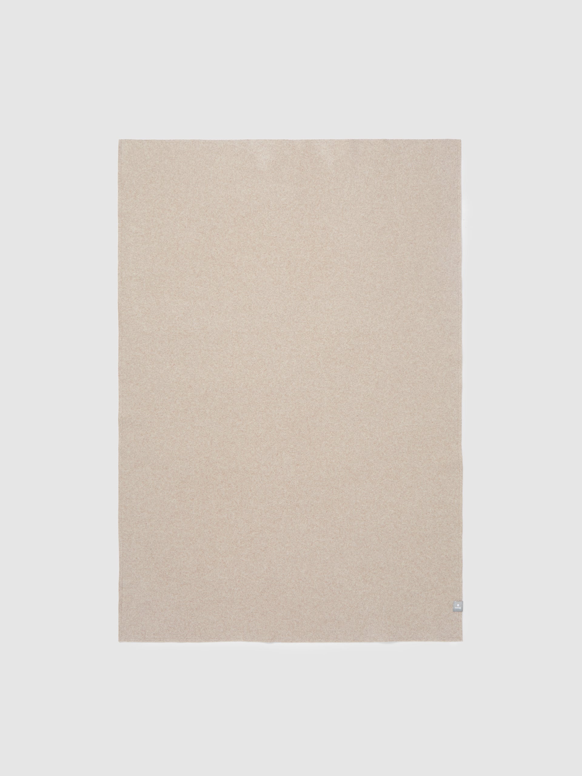 Snug Organic Cotton Fleece Blanket || Biege
