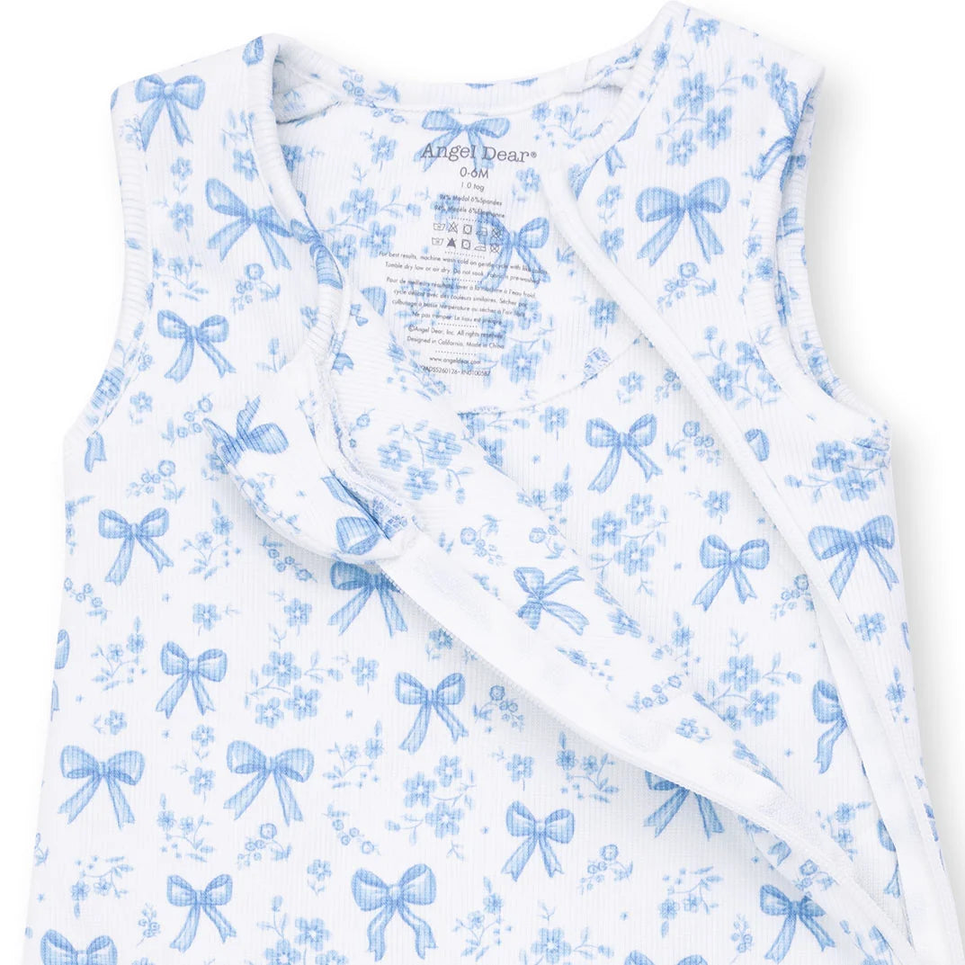 Angel Dear Blue Bows and Flowers Sleep Bag