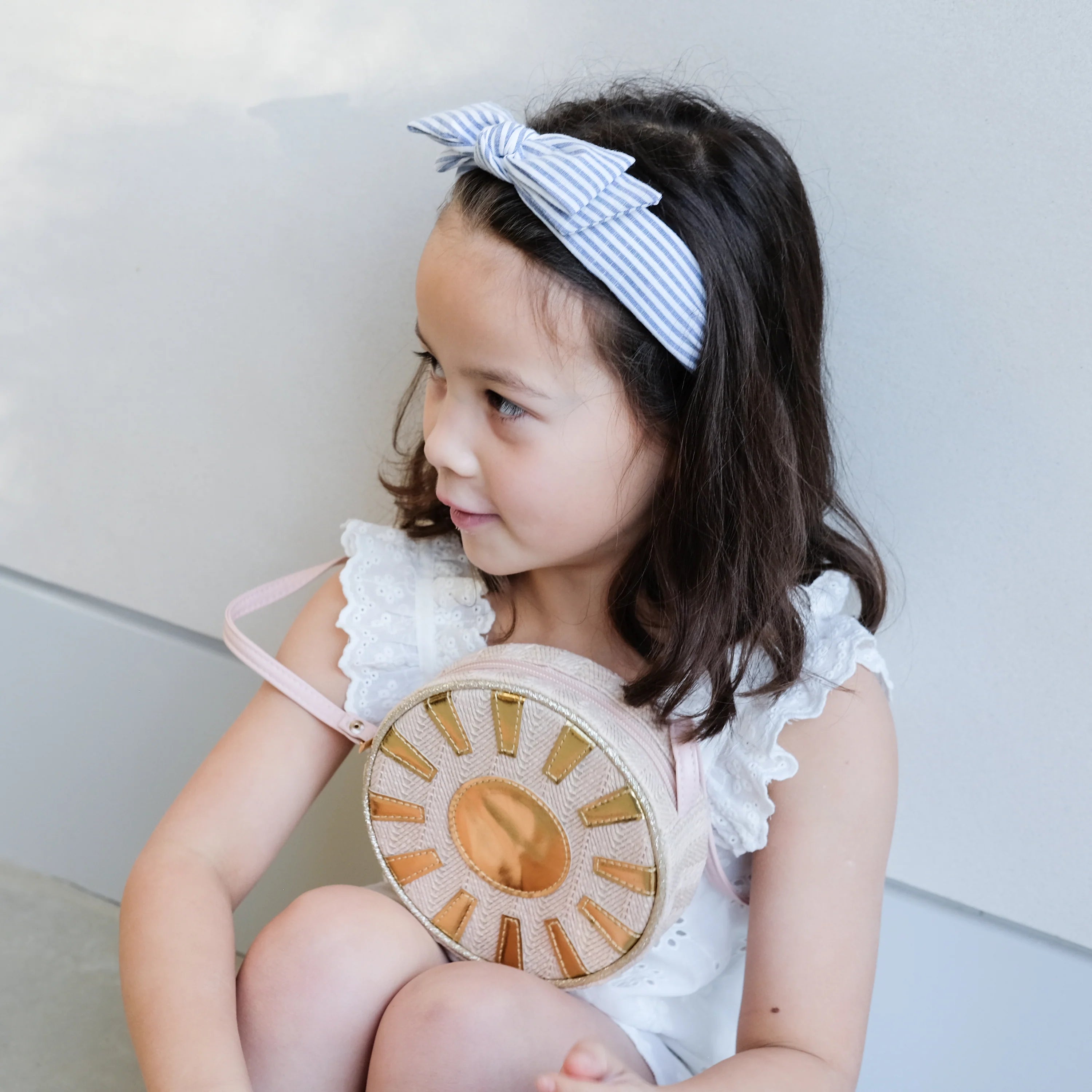 Seaside Stripe Bow Alice Headband
