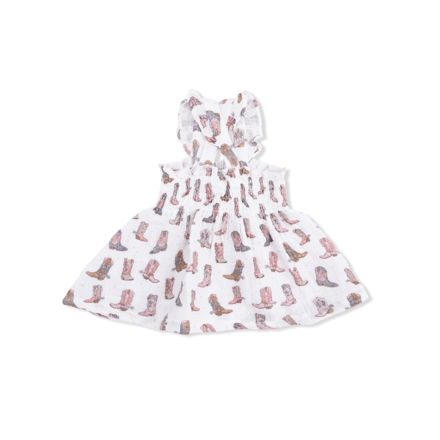 Smocked Top with Bloomer || Cowgirl Boots