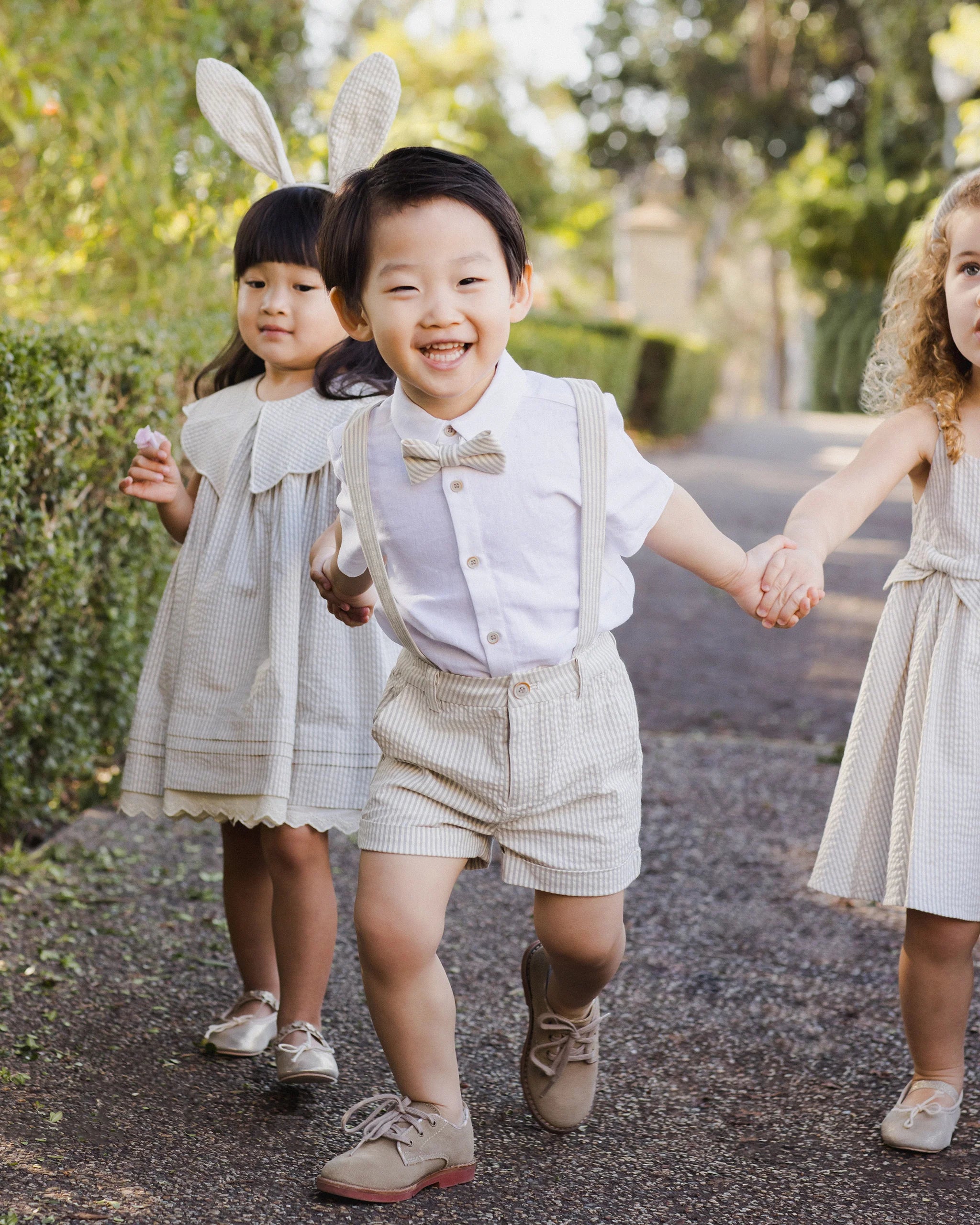 Bow Tie || Sage Stripe