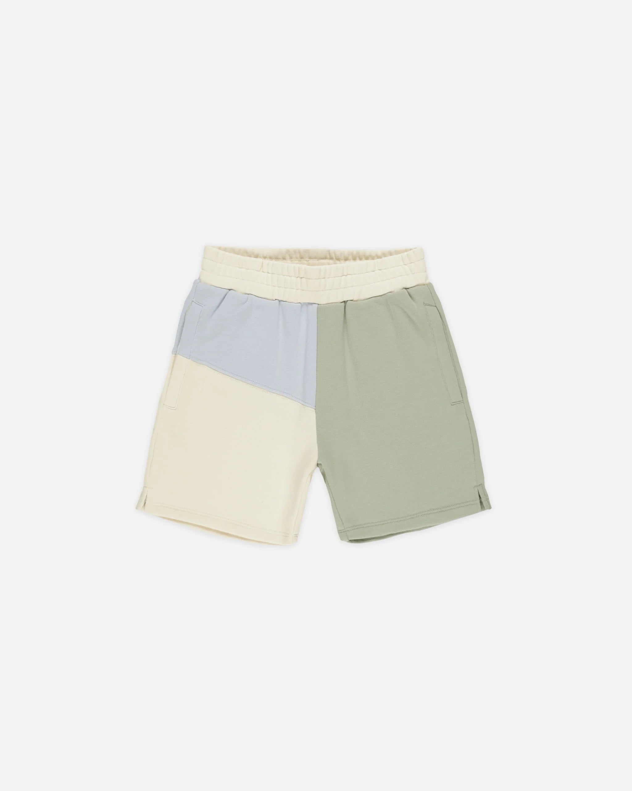 Rylee + Cru Boxing Short || Sage Color Block