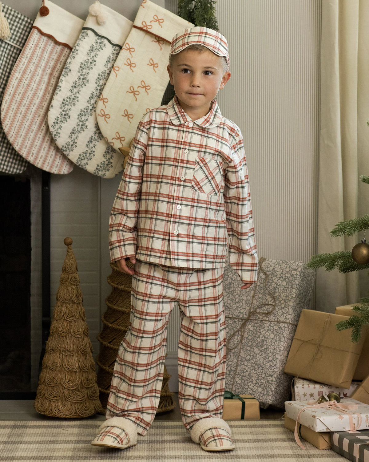 Rylee + Cru Long Sleeve Pajamas || Holiday Flannel