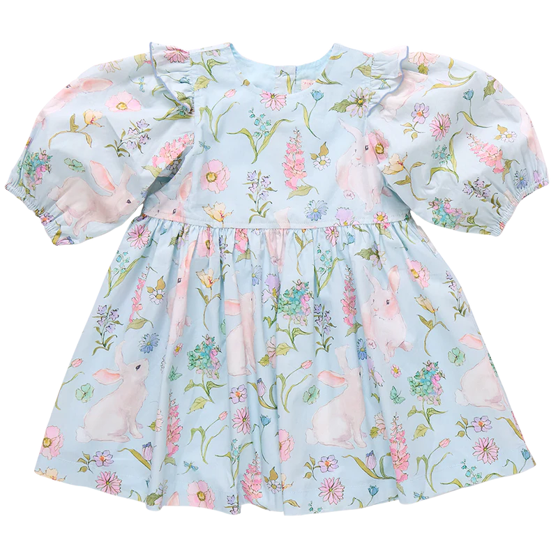 Girls Brooke Dress Botanical Bunnies