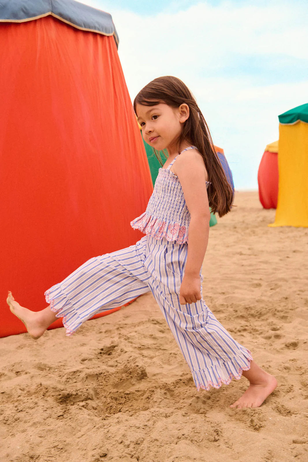 Louise Misha Florentina Camisole || Blue Seaside Stripes