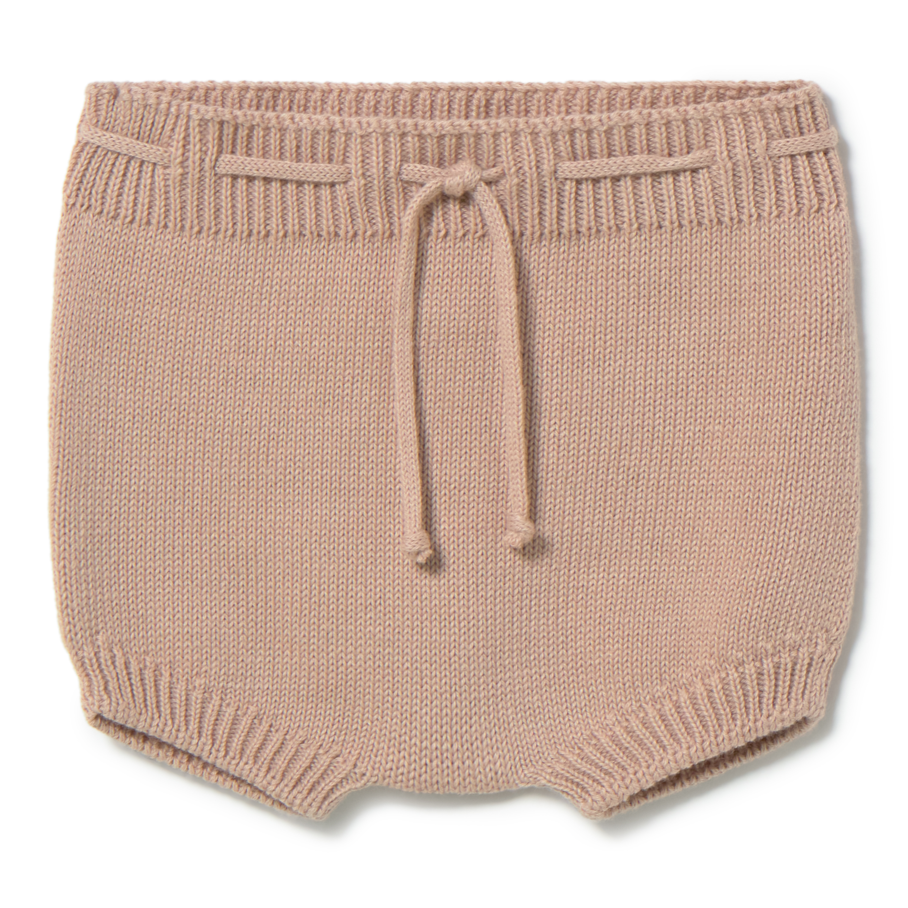 Embroidered Knit Cardigan & Knit Bloomer Set