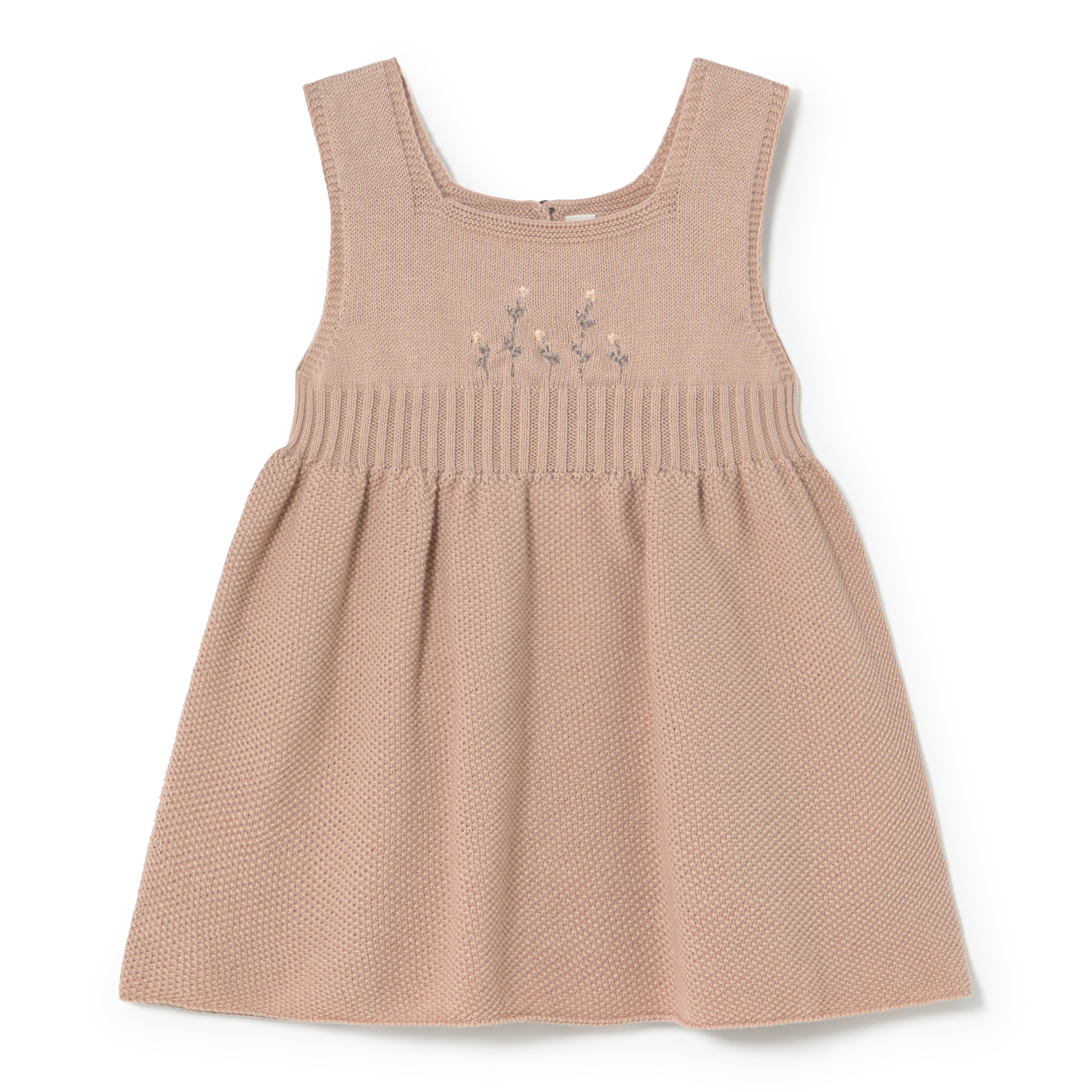 Aurora Embroidered Knit Dress || Candy