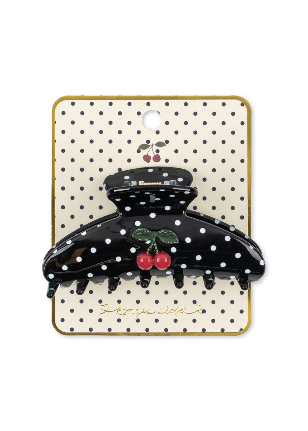 Konges Sløjd Cherry Dot Big Hair Clip