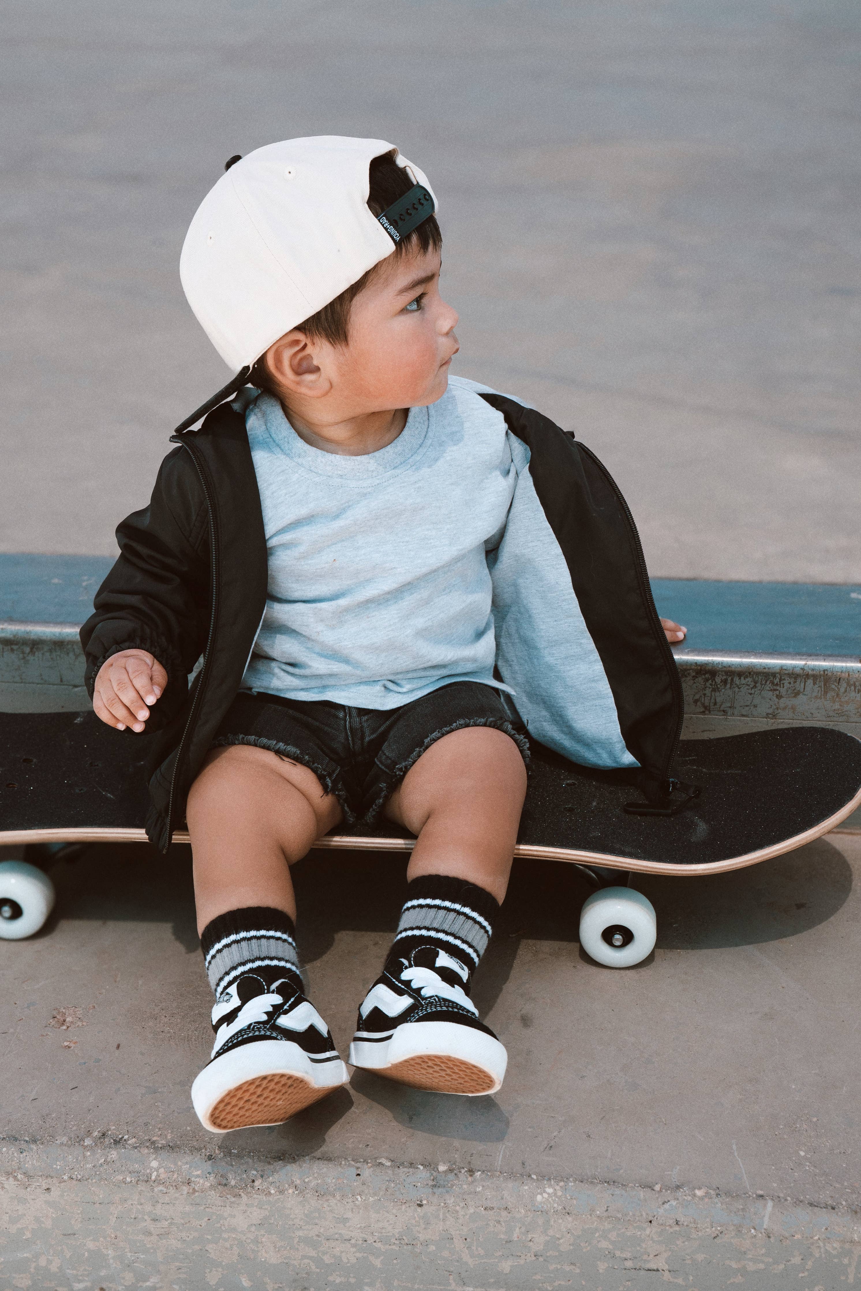 Kicking It Up Socks || Monochrome Stripe
