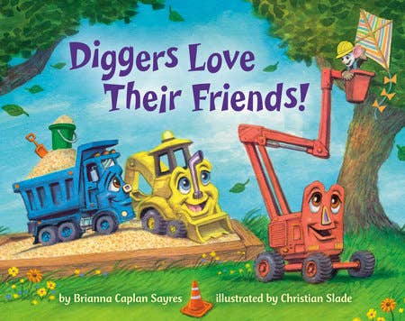 Diggers Love Their Friends Board Book