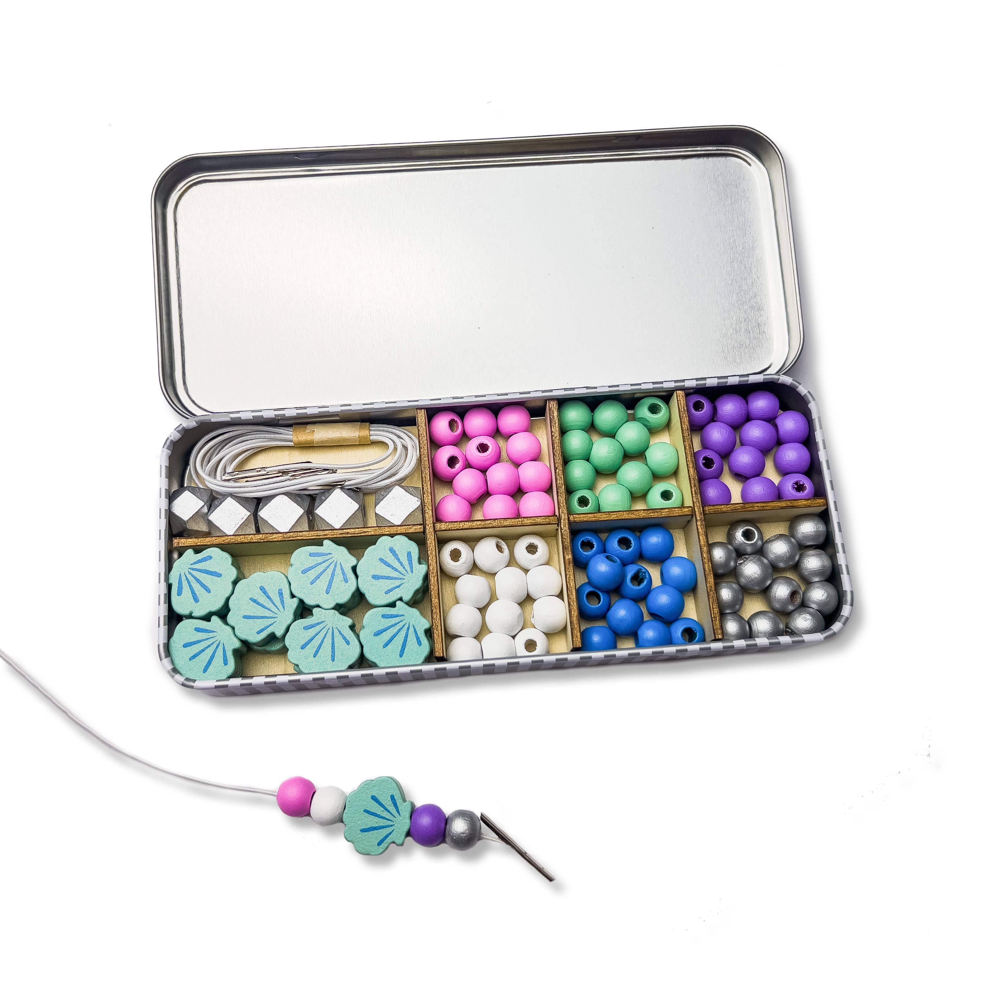 Mermaid Bracelet Bead Kit - Makes 5 Bracelets