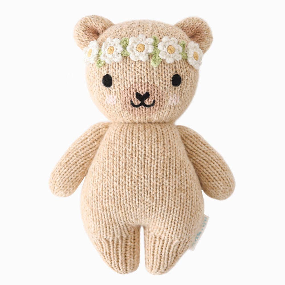 Cuddle + Kind Baby Honey Bear || Ivory Floral