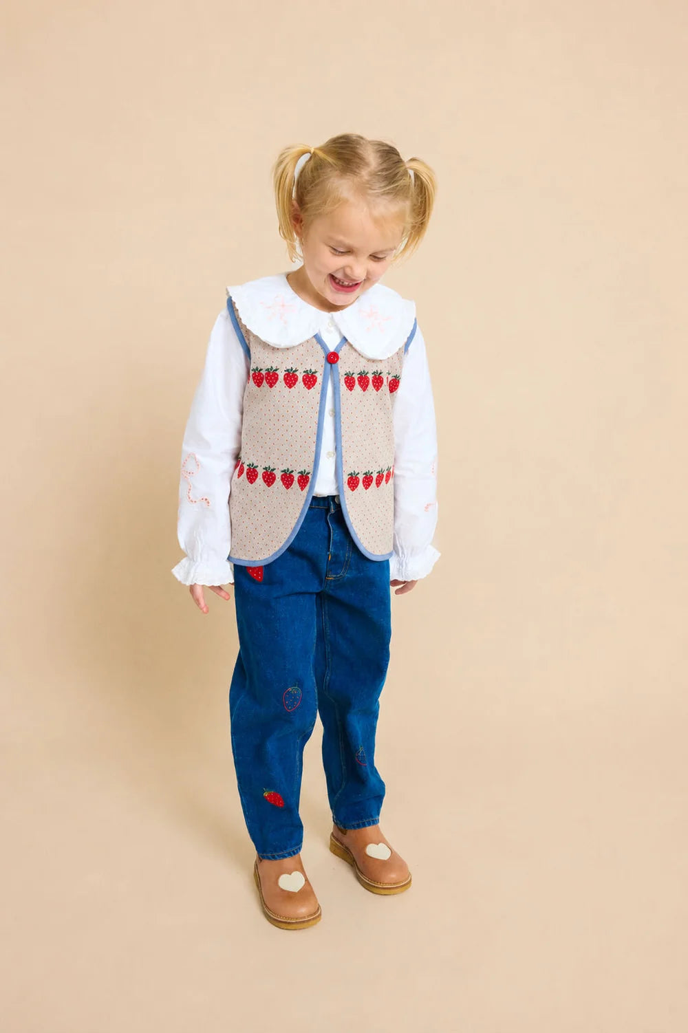 Floss Emmy Blouse || White