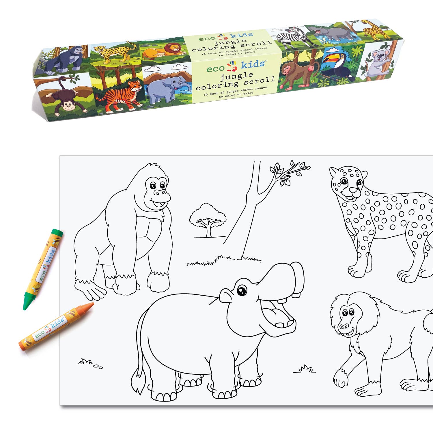 Coloring scrolls by Eco-Kids