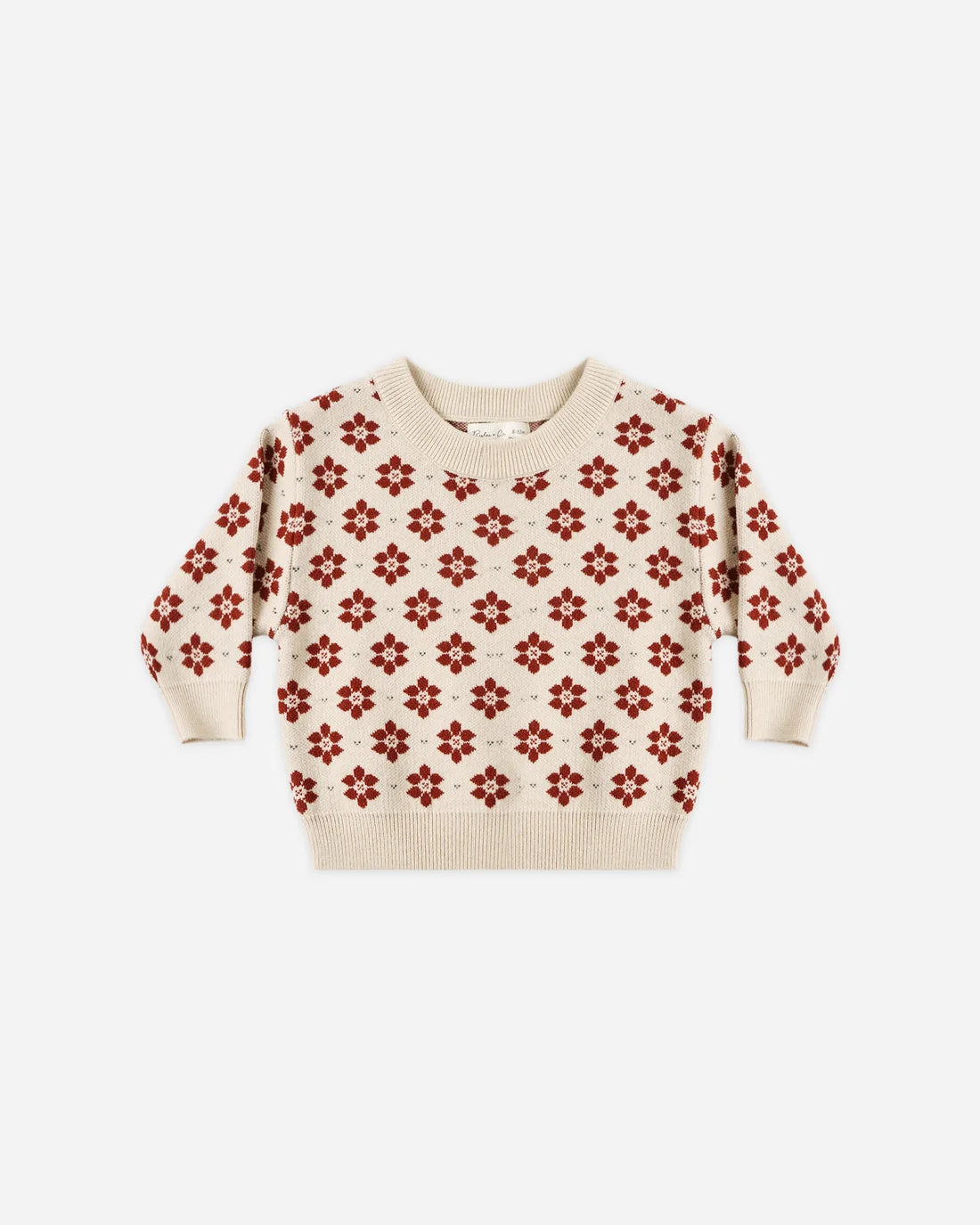 Rylee + Cru Knit Sweater & Pant Set || Poinsetia