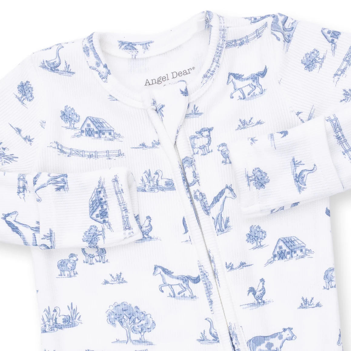 Angel Dear Farm Friends 2 Way Zipper Footie