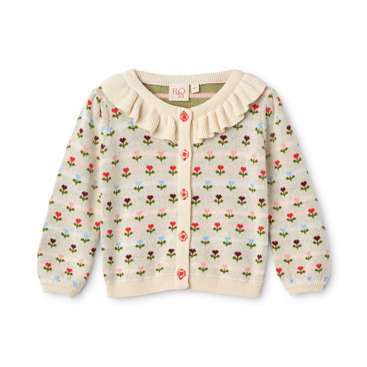 Floss Annabelle Cardigan || Cream Multi Floral