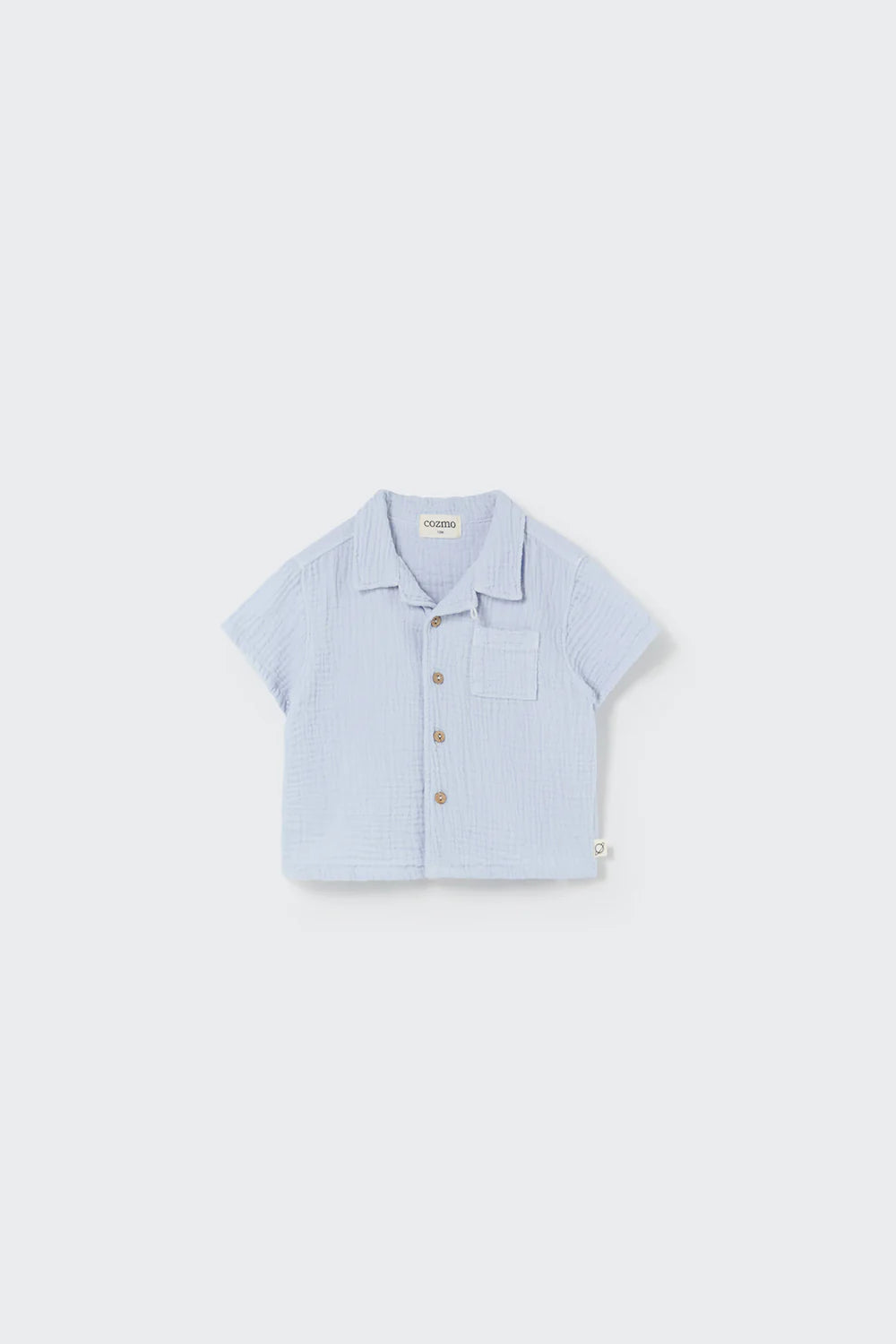 Soft Gauze Baby Short Sleeves Shirt